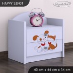 Nočna omarica Happy babies Kužek in mucek 18 SZN1